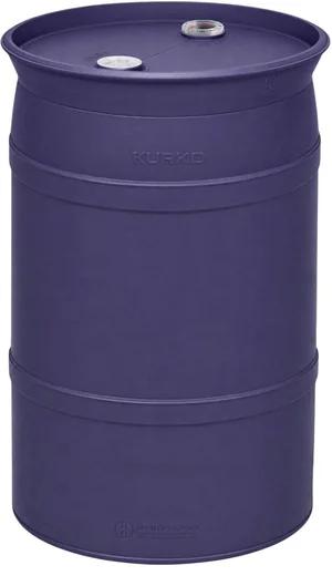 UP55 Ultra-Pure 55-gallon drum in indigo HDPE