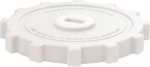 Kurko standard shipping cap in natural HDPE
